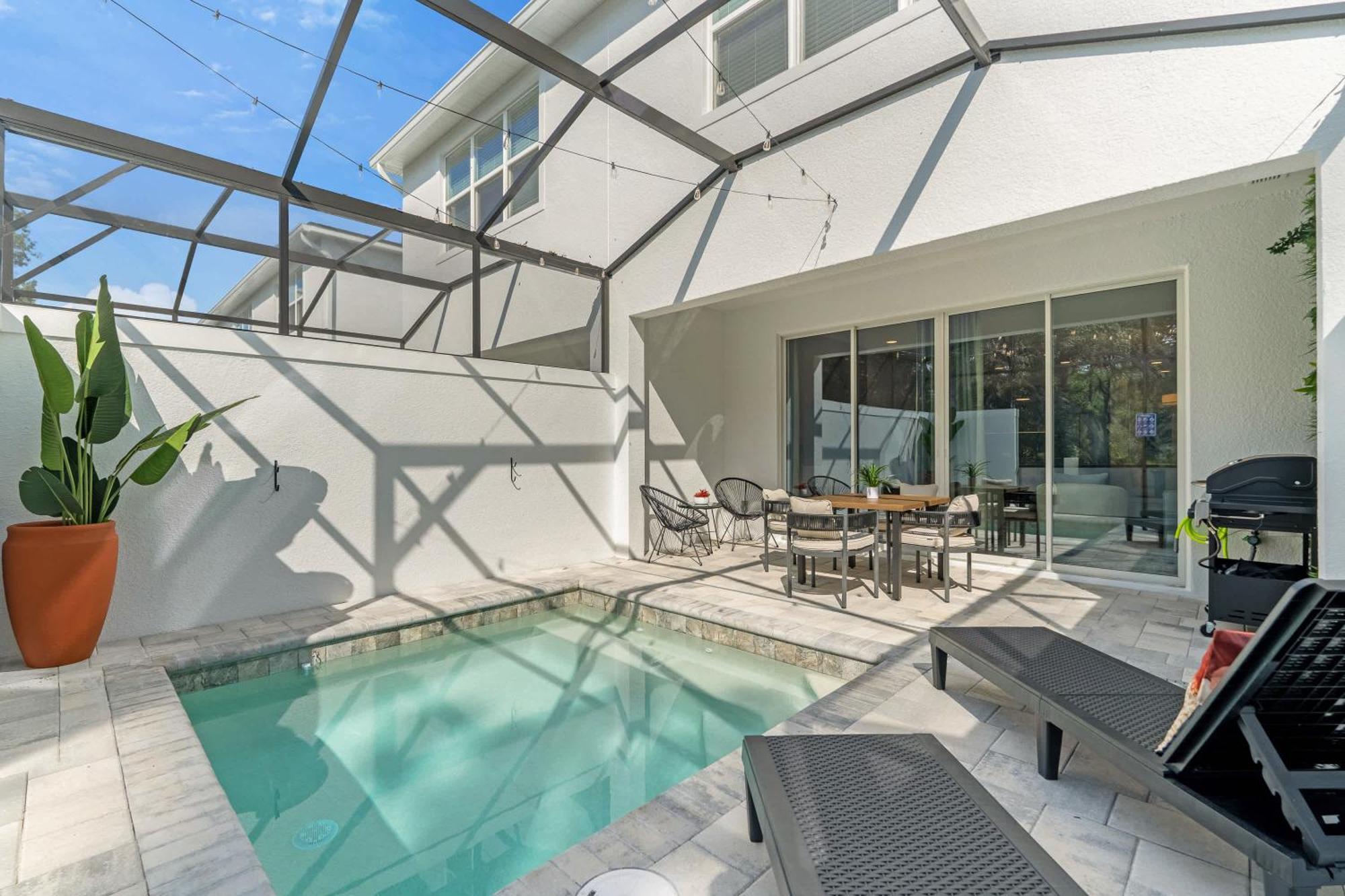 Upstay - Modern Family Townhouse W Private Pool Orlando Exterior photo
